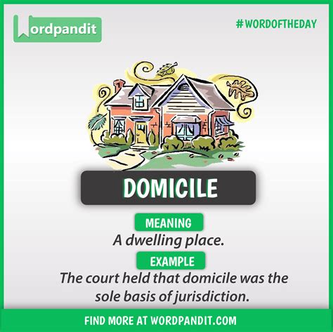 Domicile Definition & Meaning .